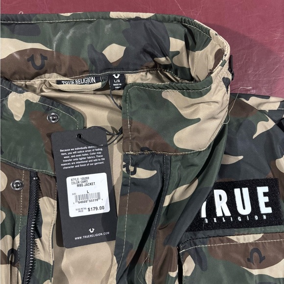 True Religion Camouflage Jacket with Hood - Picture 2 of 4